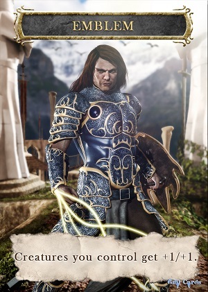 Emblem Gideon, Ally of Zendikar 1